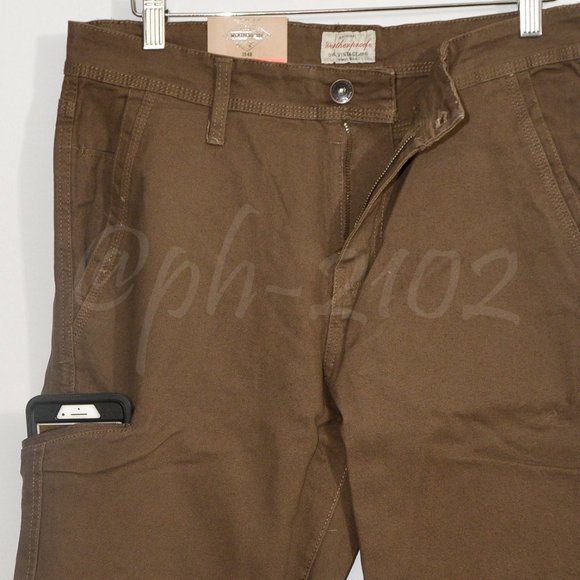 BROWN Weatherproof Vintage Men’s Trevorland Flex Utility Pant - Picture 5 of 9